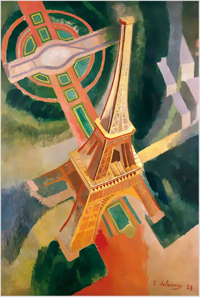 Akustikbild-Motiv Eiffelturm
