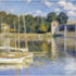 Akustikbild-Motiv von Claude Monet - Die Brücke bei Argenteuil-100x67