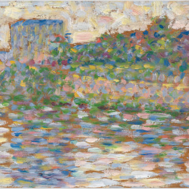 Georges-Seurat---The-Seine-at-Courbevoie