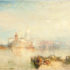 Akustikbild Motiv von William Turner - Dogana und Santa Maria della Salute, Venedig