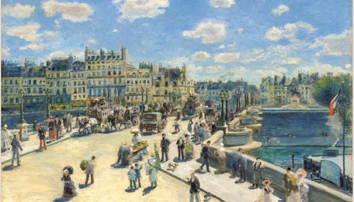 Akustikbil Motiv von Auguste Renoir - Pont Neuf